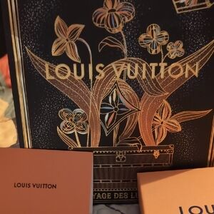 Louise et Cie Dark Green Monogram Pouch